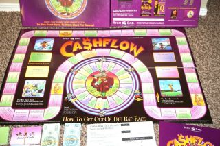 Cashflow 101 Board Game Rich Dad Poor Dad Robert Kiyosaki 100 Complete 4