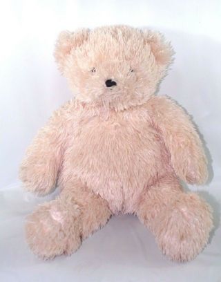 Dan Dee Plush Shaggy Light Brown Teddy Bear 20 " Stuffed Animal - Very Soft