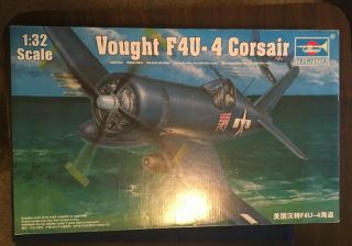 F4u - 4 Corsair - 1/32 Scale Trumpeter Aircraft Kit 02222 - Assembly Started
