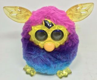Furby Boom Crystal Series Talking Toy Hasbro Blue Purple Pink Ombre -