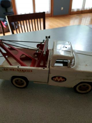 VINTAGE TONKA AA WRECKER and Cement TRUCK PRESSED STEEL 6