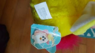 1999 Furby Babies Yellow Blue Pink Fur with Blue Eyes Model 70 - 940 TIGER 4