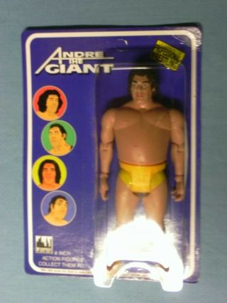 Andre The Giant Mego Style Legends Of Professional Wrestling Yellow Trunks