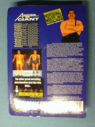 Andre the Giant Mego Style Legends of Professional Wrestling YELLOW TRUNKS 4