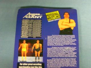 Andre the Giant Mego Style Legends of Professional Wrestling YELLOW TRUNKS 5