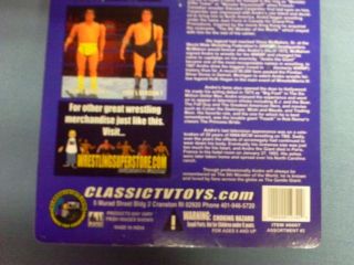 Andre the Giant Mego Style Legends of Professional Wrestling YELLOW TRUNKS 6
