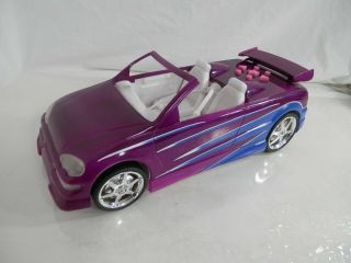 Purple Convertible W/light & Sound Barbie Style Toy State 1996