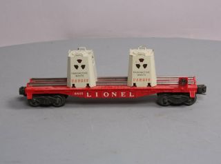 Lionel 6805 Radioactive Atomic Disposal Flatcar