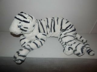 Ikea Onskad Plush White Siberian Snow Tiger 26 " Stuffed Animal Soft Toy