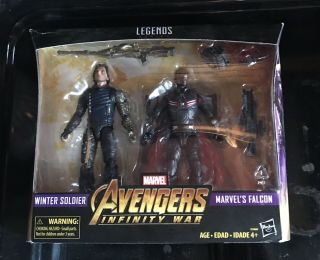 Marvel Legends Avengers Infinity War Winter Soldier Falcon 2 - Pk Target Exclusive