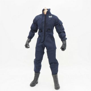 1/6 Scale Uniforms Coveralls Suit Jacket Navy Fit Hot B005 Body