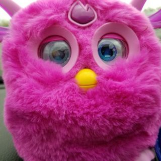 2016 Hasbro Hot Pink Furby Connect Interactive Toy Bluetooth Phone,  Sleep Mask 2