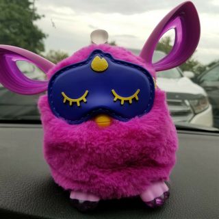 2016 Hasbro Hot Pink Furby Connect Interactive Toy Bluetooth Phone,  Sleep Mask 3