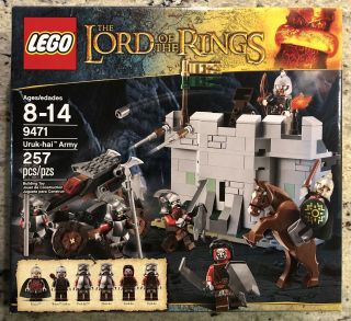 Lego 9471 The Lord Of The Rings Uruk - Hai Army,  In Factory Box