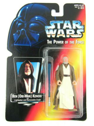 Star Wars Potf Ii Action Figure – Ben (obi - Wan) Kenobi (short Saber/short Tray)