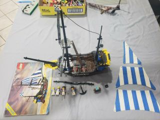 Lego Set 6274 Caribbean Clipper Ship Parts Or Restore Pirates Vintage 1989