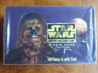 Star Wars Ccg A Hope Limited Booster Box Decipher In Shrink