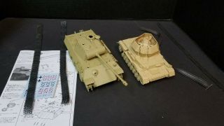 1/35 German Panther And Flakpanzer Iv Built But Unpainted