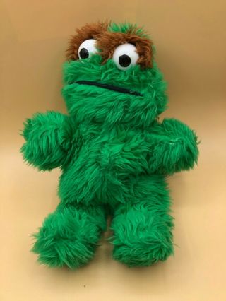Vintage Oscar The Grouch Sesame Street Knickerbocker Plush Stuffed Soft Toy Doll