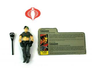 GI Joe 1986 Cobra Dreadnok Thunder Machine 100 Complete w/Thrasher & File Card 2