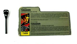 GI Joe 1986 Cobra Dreadnok Thunder Machine 100 Complete w/Thrasher & File Card 3