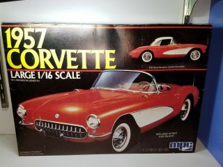 1/16 Mpc 1957 Chevrolet Corvette Unsealed Model Kit