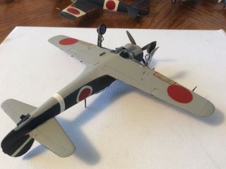 Nicely built 1/72 scale Japanese NAKAJIMA Ki - 84 “ FRANK “ 5 of 8 6