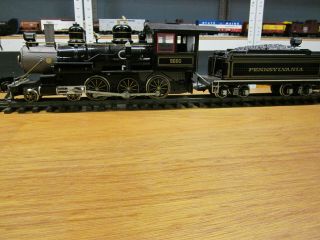 Bachmann G - Gauge Pennsylvania 4 - 6 - 0 Steam Locomotive 9660 W.  Tender,  No Box