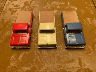 Ideal Motorific Racerific Set Of 3 Ford Pickups.