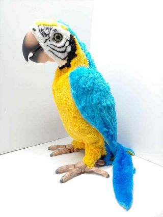 2006 Hasbro Squawkers Macaw Talking Parrot Furreal Friends Bird Only