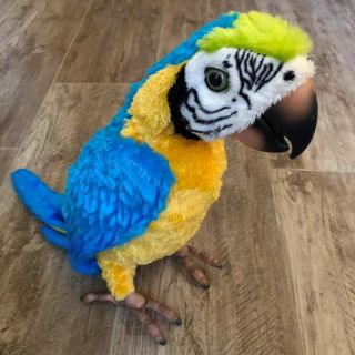 Hasbro Fur Real Friends Squawkers Mccaw Interactive Talking Parrot - Bird