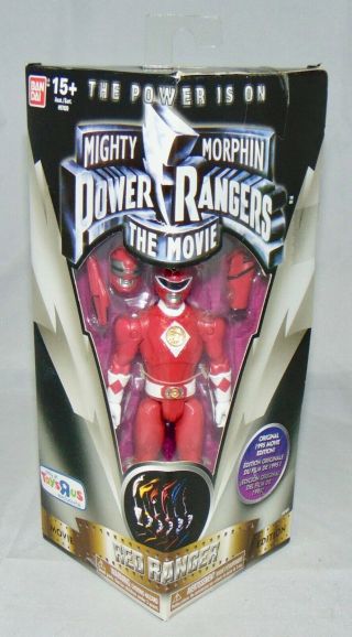 Bandai Power Rangers Movie Edition Red Ranger Action Figure Toys R Us