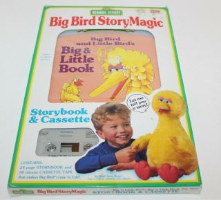 Sesame Street Big Bird Story Magic Storybook & Cassette Big & Little Book