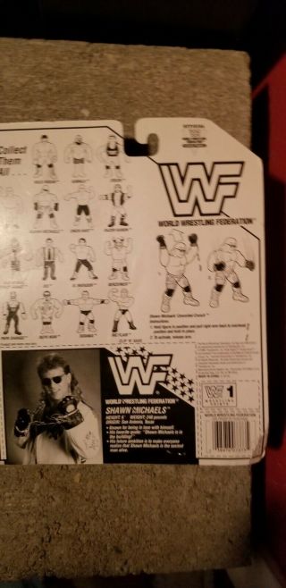 WWF Shawn Michaels Hasbro 1994 Wrestling Action Figure Black/Silver Trunks 2