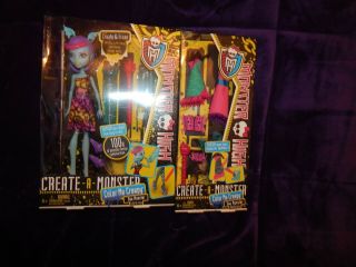 Monster High Doll Create - A - Monster Color Me Creepy Sea Monster Starter & Add - On
