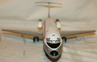 1970s Vtg TWA DC - 9 AIRLINER Tin Battery - Operated Airplane Modern Toys TN Japan 3
