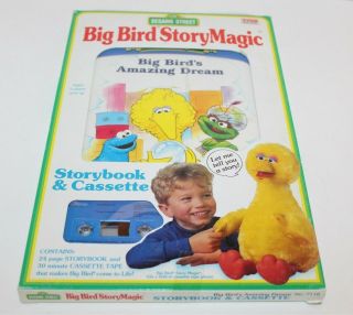 Sesame Street Big Bird Story Magic Storybook & Cassette Big Bird 