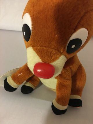 MUSICAL TALKING LIGHT UP RUDOLPH THE RED NOSED REINDEER 8 