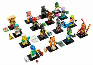 Lego Series 19 Complete Set Of 16 Minifigures 71025