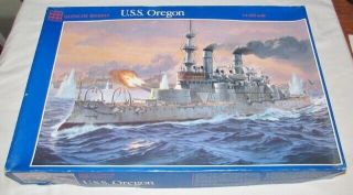 Glencoe Models U.  S.  S.  Oregon Battleship Model Kit 08301 Bag