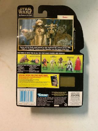 Star Wars Power of the force Ewoks Wicket and Logray Freeze Frame 1997 3