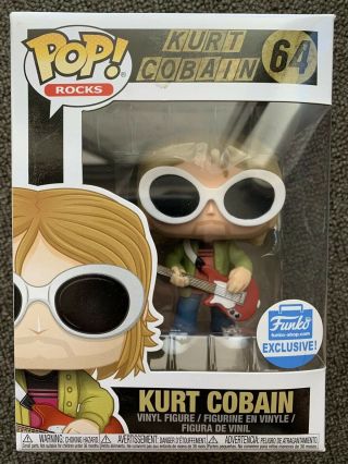 Kurt Cobain Funko Shop Exclusive - Nirvana Rocks Funko Pop Vinyl Figure