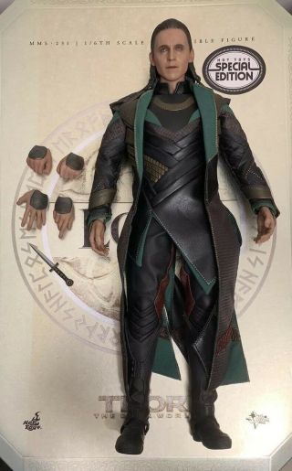 Hot Toys Mms 231 Thor The Dark World – Loki Exclusive 1/6 Loki Figure