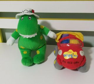 The Wiggles Dorothy The Dinosaur And The Big Red Car Beanie Character Toys