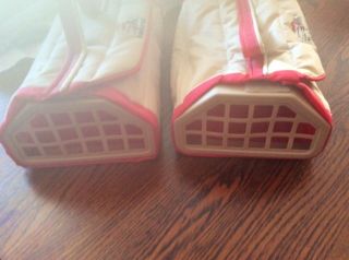 2 Vintage 1986 Tonka Pound Puppies Newborn Carrying Case Carriers /Kennels 3