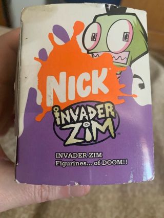 Nickelodeon Invader ZIM Figurines.  of Doom Set Toys Never Been Opened 2