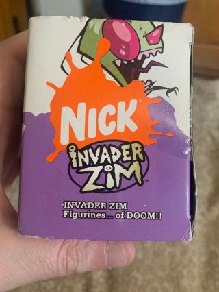 Nickelodeon Invader ZIM Figurines.  of Doom Set Toys Never Been Opened 3