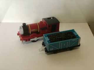 Motorized Rheneas With Blue Coal Car For Thomas And Friends Trackmaster Railway