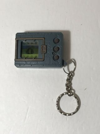 1997 Digimon Digital Monster Ver.  1 Grey Virtual Pet Tamagotchi Bandai Hand Held