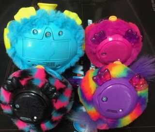 FOUR 2012 Hasbro Furby Party Rockers Set of 4 Mini 3 